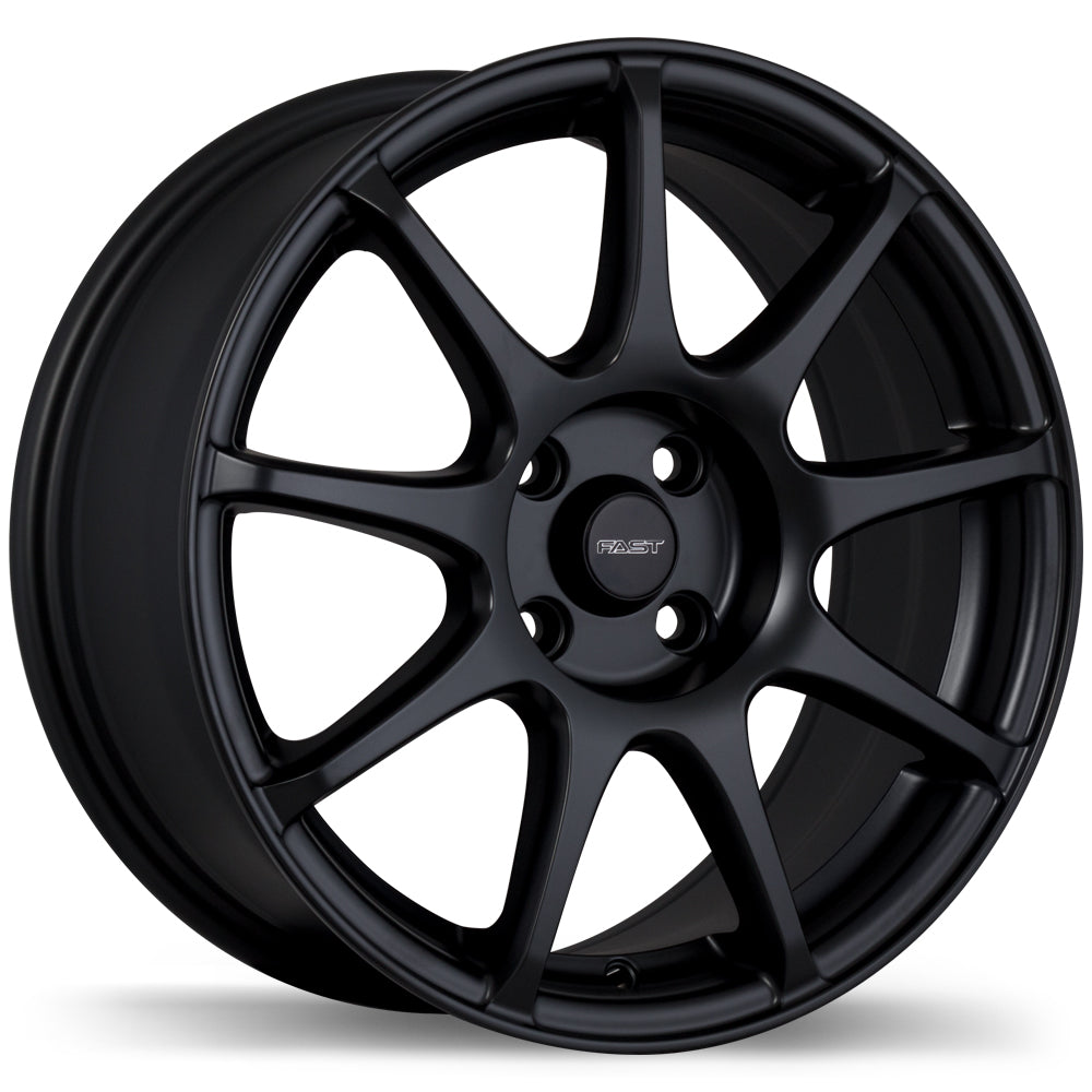 Fast Wheels Orbit - 15X6.5 | 4X100 | 73.0 | +40 Matte Black