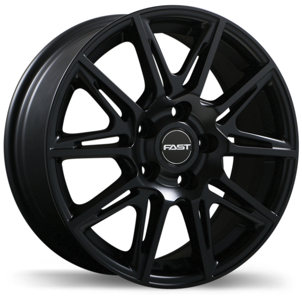 Fast Wheels Switch - 16X6.5 | 5X114.3 | 67.1 | +42 Satin Black