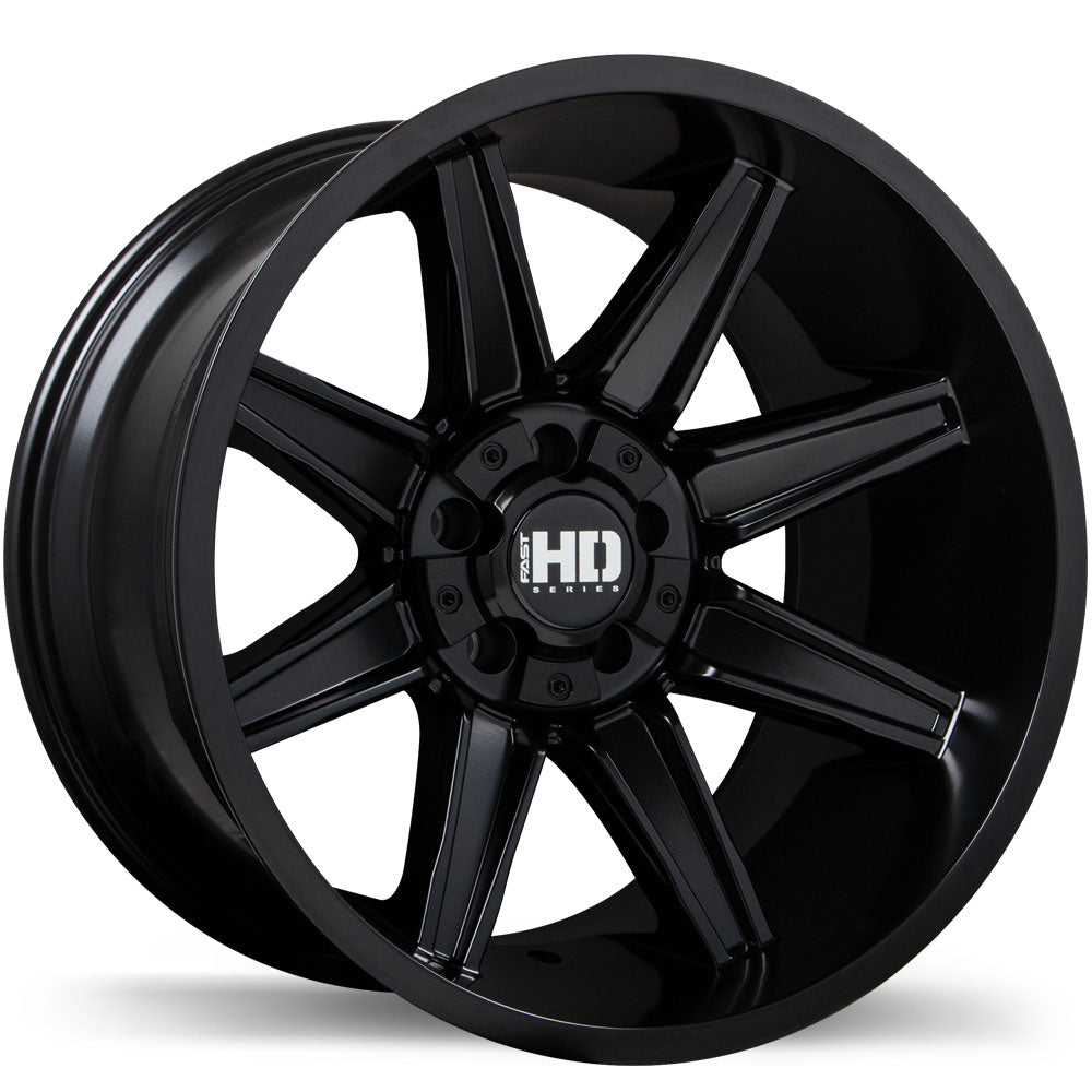 Fast HD HAVOK - 20X12.0 | 5X127 / 139.7 | 87.1 | -44 Satin Black