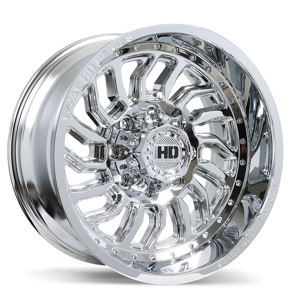 Fast HD D-STRUCT - 20X10.0 | 8X180 | 125.1 | -15 Chrome