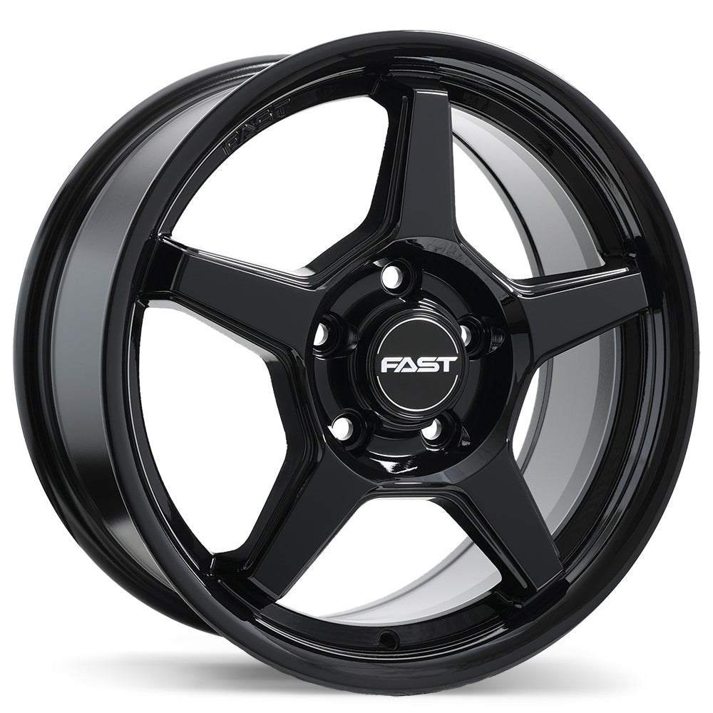 Fast Wheels Flair - 17X7.0 | 5X114.3 | 64.1 | +40 Gloss Black