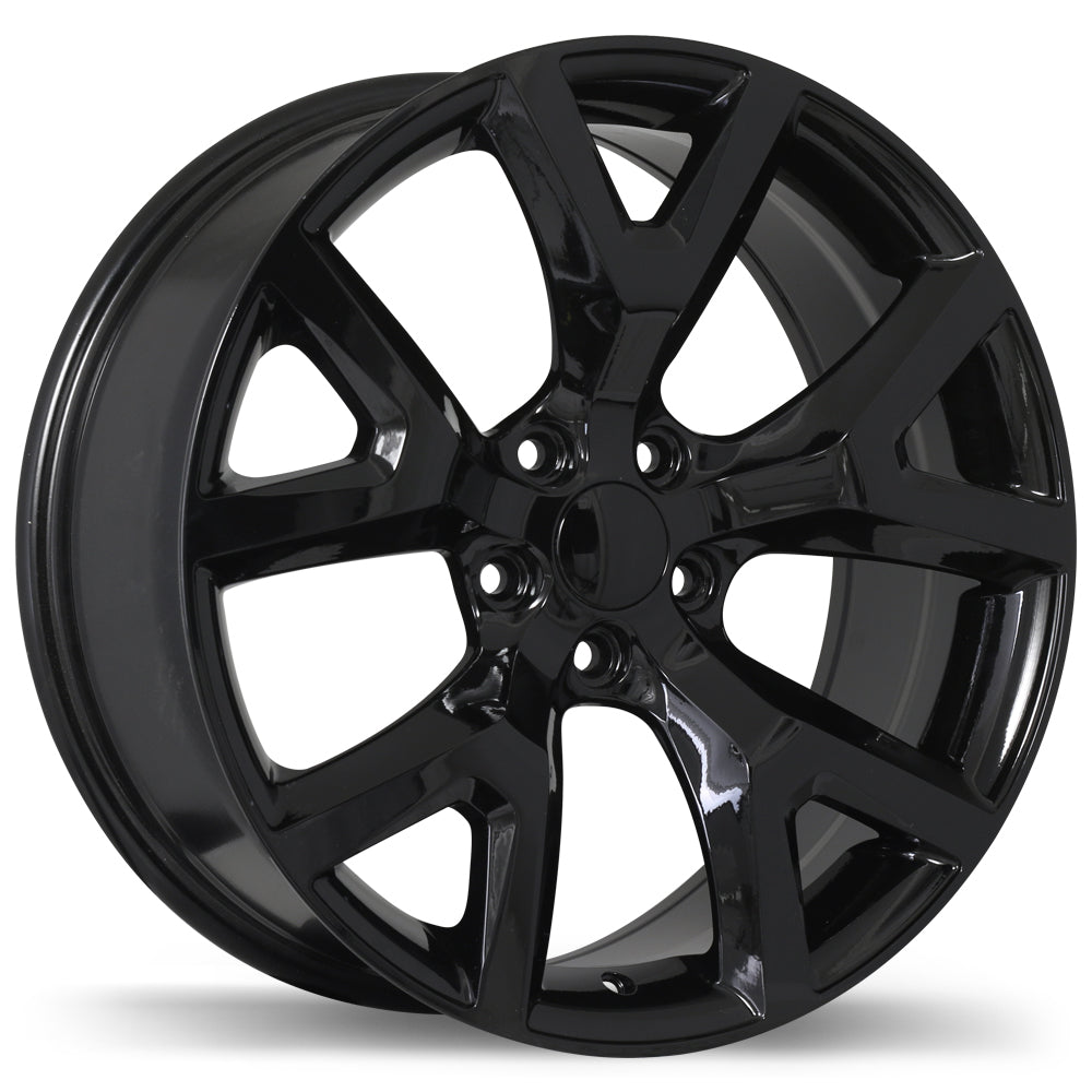 Replika R165A - 17X7.5 | 5X110 | 65.1 | +31 Gloss Black