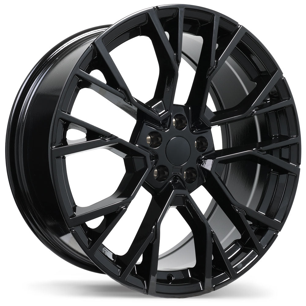 Replika R253A - 20X9.0 | 5X112 | 66.6 | +30 Gloss Black