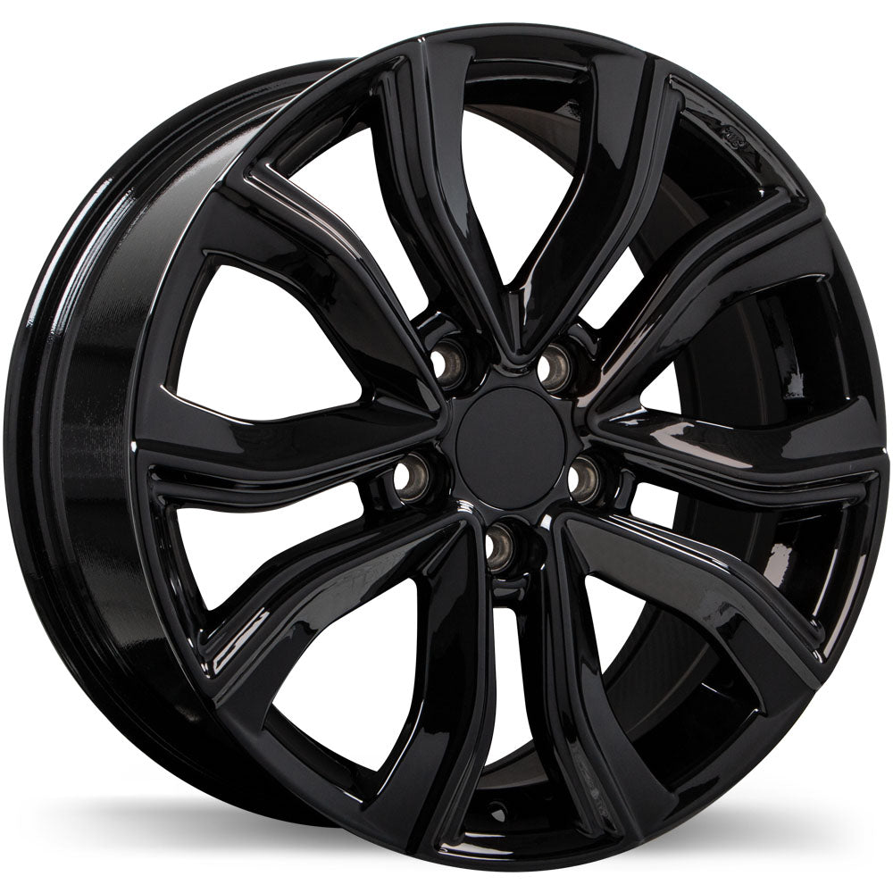 Replika R256 - 17X7.5 | 5X114.3 | 64.1 | +45 Gloss Black