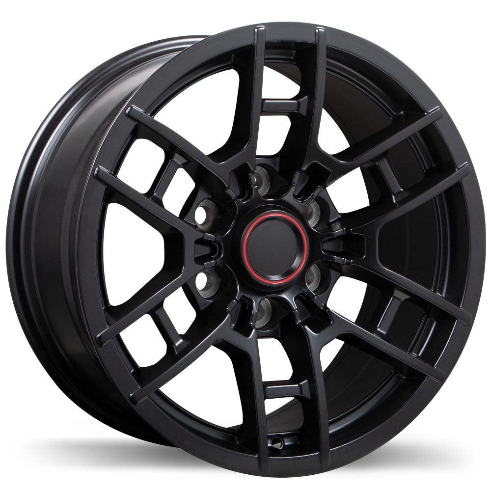 Replika R258 - 17X8.0 | 6X139.7 | 106.1 | +5 Satin Black