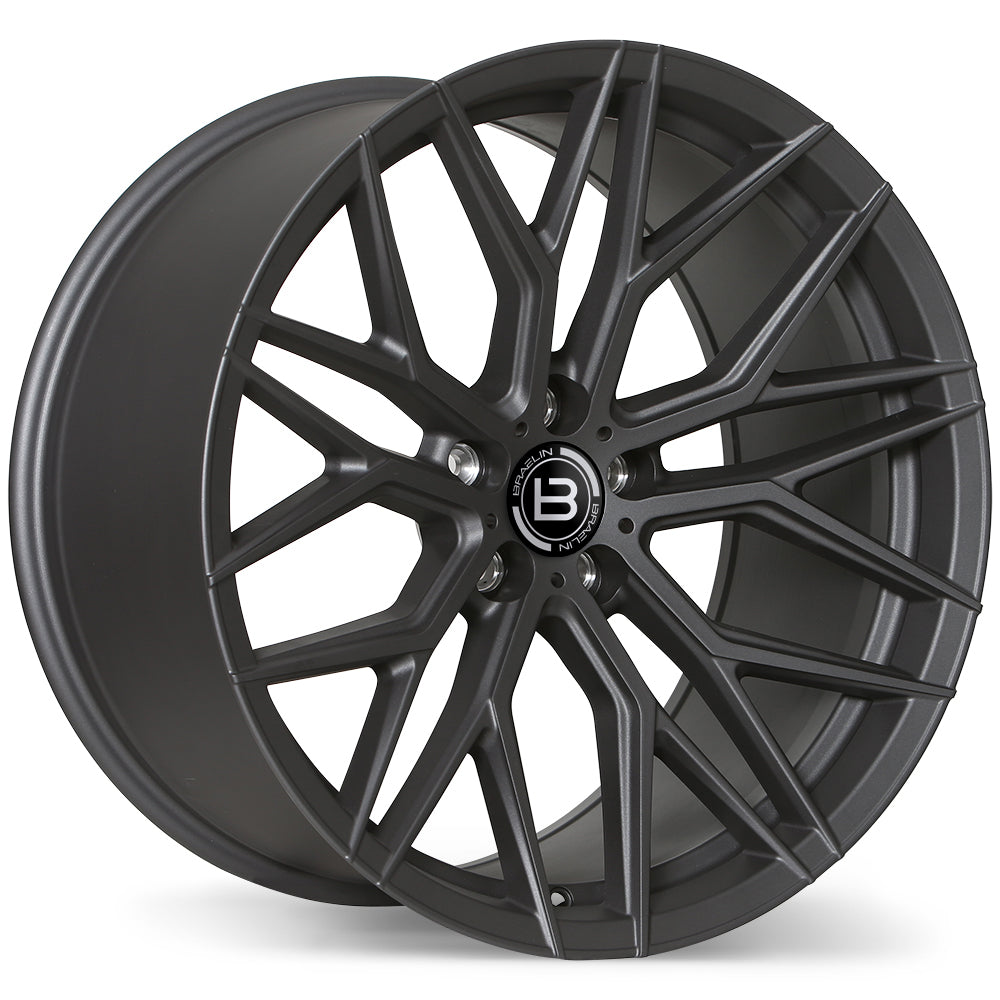 Braelin BR10 - 20X10.5 | 5X120 | 64.1 | +30 Matte Graphite