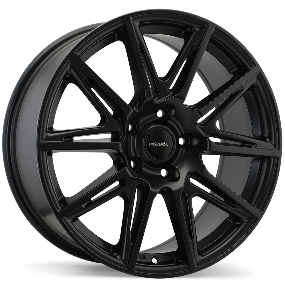 Fast Wheels Switch - 17X7.5 | 5X114.3 | 67.1 | +35 Satin Black