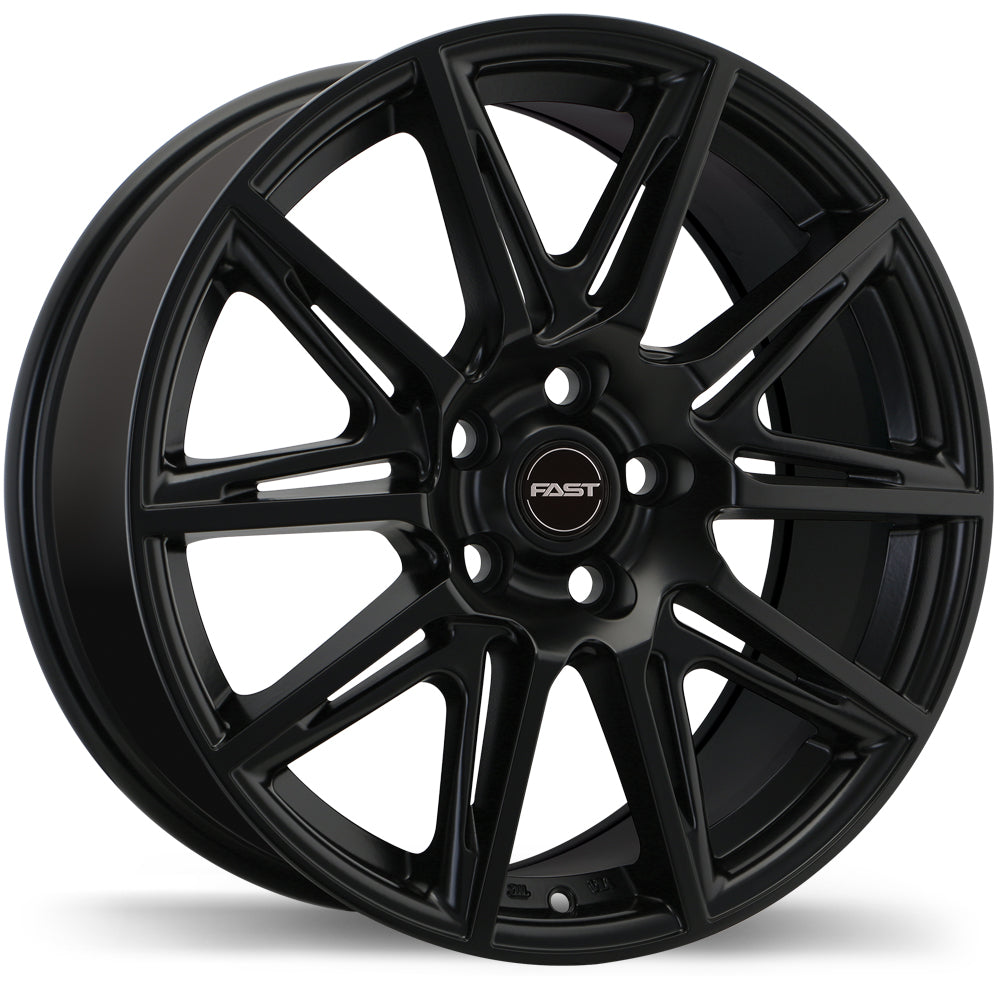 Fast Wheels Switch - 16X6.5 | 5X114.3 | 67.1 | +38 Satin Black