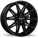 Fast Wheels Switch - 17X7.5 | 5X120 | 64.1 | +45 Satin Black