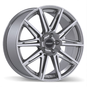 Fast Wheels Switch - 20X8.0 | 5X120 | 64.1 | +50 Titanium