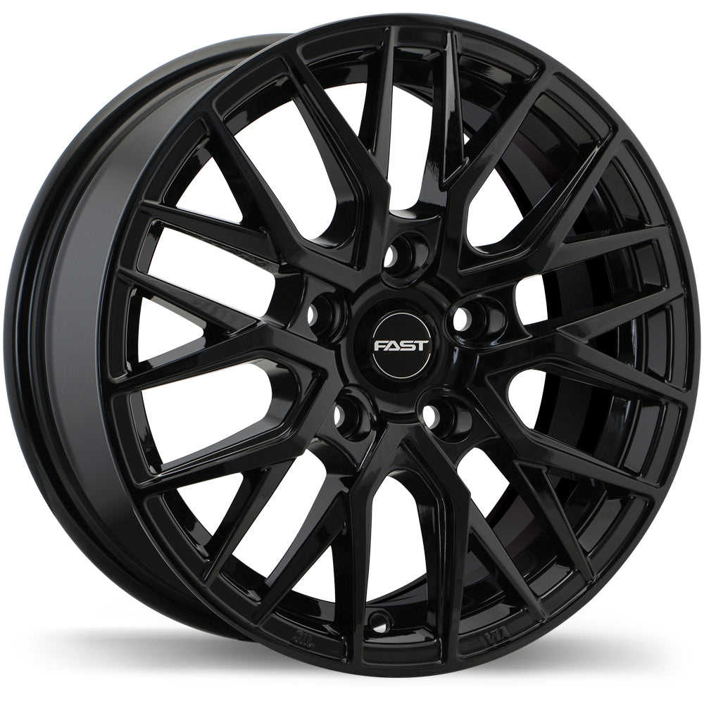 Fast Wheels Tronic - 15X6.5 | 5X100 | 54.1 | +40 Gloss Black