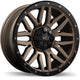Fast HD Menace - 20X9.0 | 6X139.7 | 106.1 | +0 Satin Bronze with Black Trim