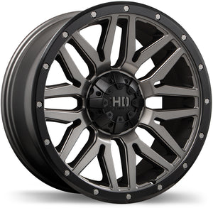 Fast HD Menace - 20X9.0 | 6X139.7 | 106.1 | +0 Satin Gunmetal with Black Trim