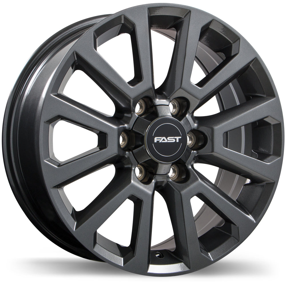 Fast Wheels Storm II - 18X7.5 | 6X135 | 87.1 | +30 Gloss Gunmetal