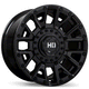 Fast HD Knuckles - 18X9.0 | 5X150 | 110.1 | +0 Gloss Black
