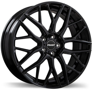 Fast Wheels Vybz - 20X8.5 | 5X112 | 72.6 | +40 Gloss Black