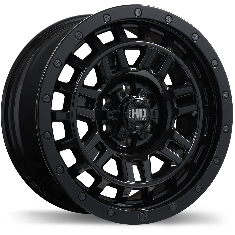 Fast HD K-O - 17X8.0 | 6X139.7 | 93.1 | +40 Gloss Black