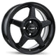 Fast Wheels Flair - 15X6.0 | 4X100 | 56.1 | +40 Gloss Black