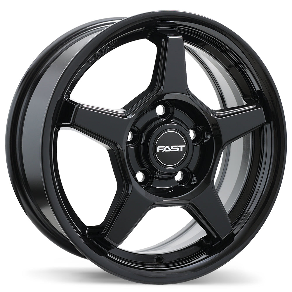 Fast Wheels Flair - 15X6.0 | 5X114.3 | 67.1 | +40 Gloss Black