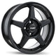 Fast Wheels Flair - 16X6.5 | 4X100 | 60.1 | +40 Gloss Black