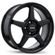 Fast Wheels Flair - 17X7.0 | 4X100 | 60.1 | +42 Gloss Black