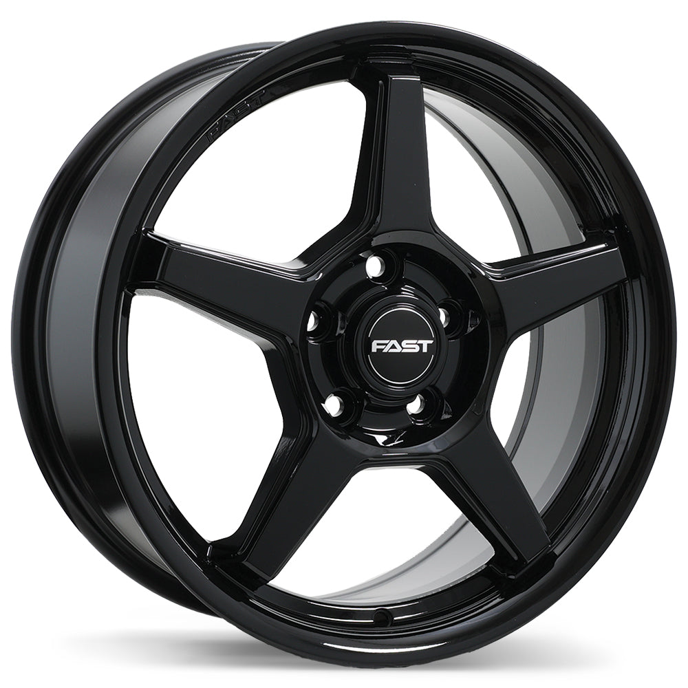 Fast Wheels Flair - 17X7.0 | 5X114.3 | 66.1 | +45 Gloss Black