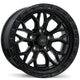 Fast HD Muramasa - 17X9.0 | 5X127 | 71.5 | +0 Gloss Black with Grey Milling