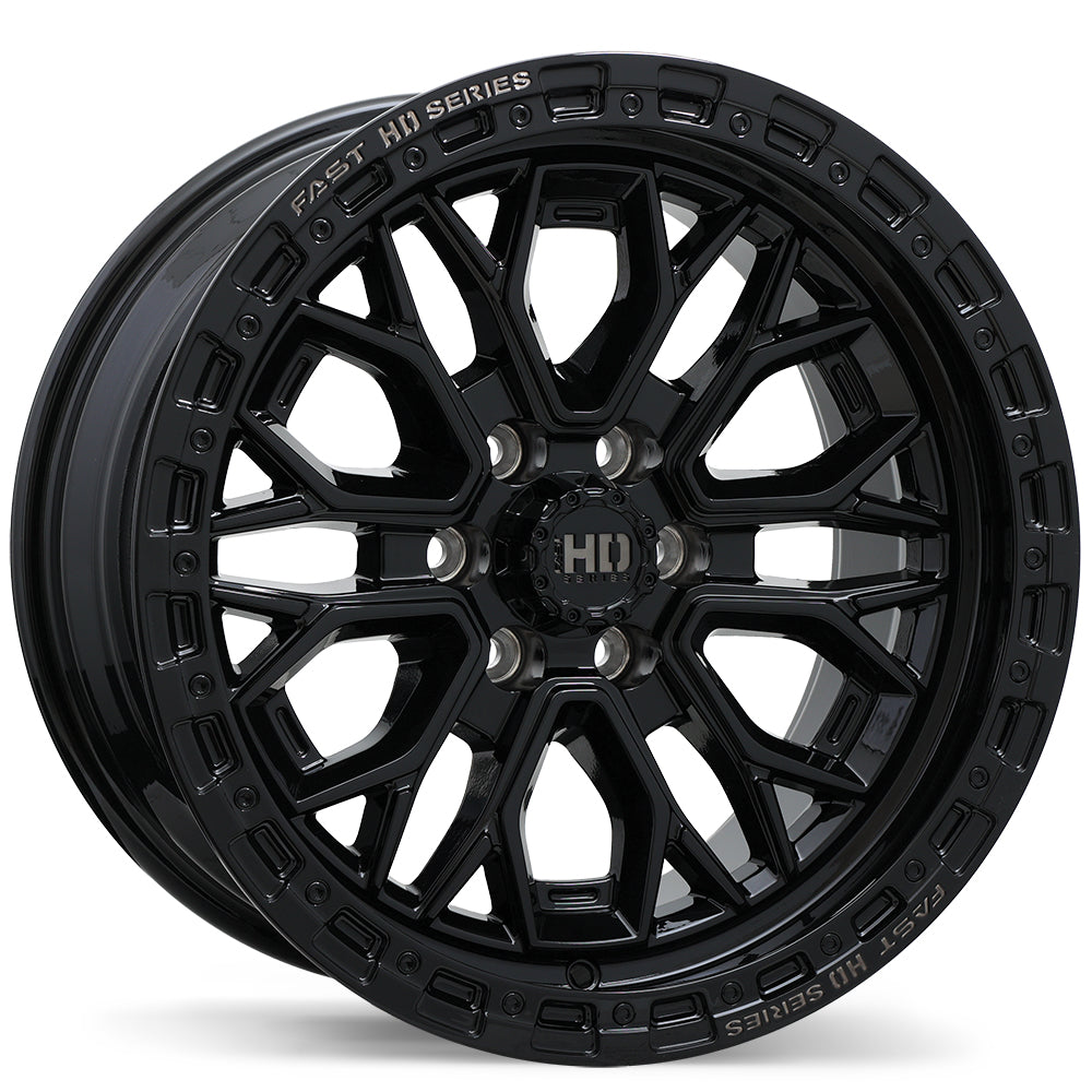 Fast HD Muramasa - 17X9.0 | 6X114.3 | 66.1 | +0 Gloss Black with Grey Milling