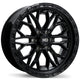 Fast HD Muramasa - 20X9.0 | 6X139.7 | 78.0 | +0 Gloss Black with Grey Milling