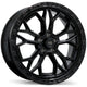 Fast HD Muramasa - 22X9.0 | 5X127 | 71.5 | +30 Gloss Black with Grey Milling