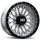 Fast HD Muramasa - 20X10.0 | 8X180 | 124.4 | +0 Gloss Silver with Black Lip