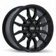 Fast HD Grit - 17X8.0 | 6X135 | 87.1 | +44 Satin Black with Milling