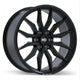Fast HD Grit - 22X9.5 | 6X139.7 | 78.0 | +20 Satin Black with Milling