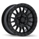 Fast HD Surge - 18X8.5 | 5X127 | 71.5 | +40 Satin Black with Gloss Black Lip