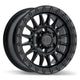 Fast HD Surge - 17X8.5 | 6X139.7 | 93.1 | +24 Satin Black with Gloss Black Lip