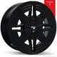 Fast Wheels EV08 - 20X8.5 | 5X139.7 | 64.1 | +47 Gloss Black