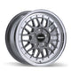 Fast Wheels FR01 - 15X7.0 | 5X115 | 72.6 | +40 Gloss Gunmetal with Machined Lip