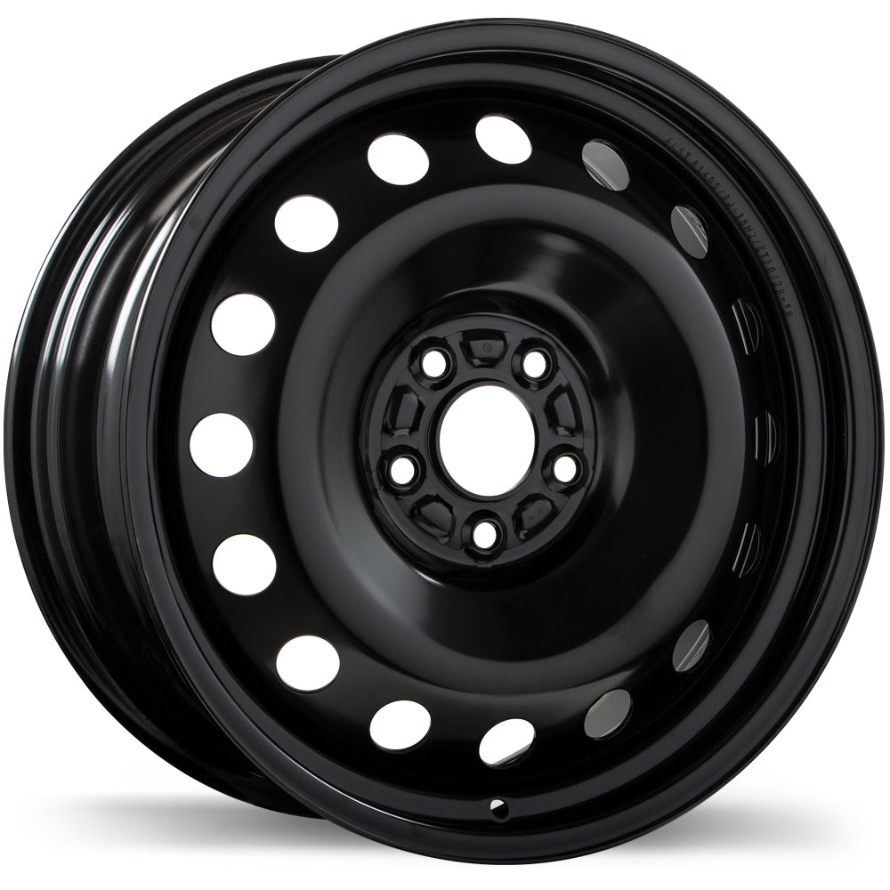 Steel Traditional / Traditionnel - 18X8.0 | 5X114.3 | 66.1 | +50 Black