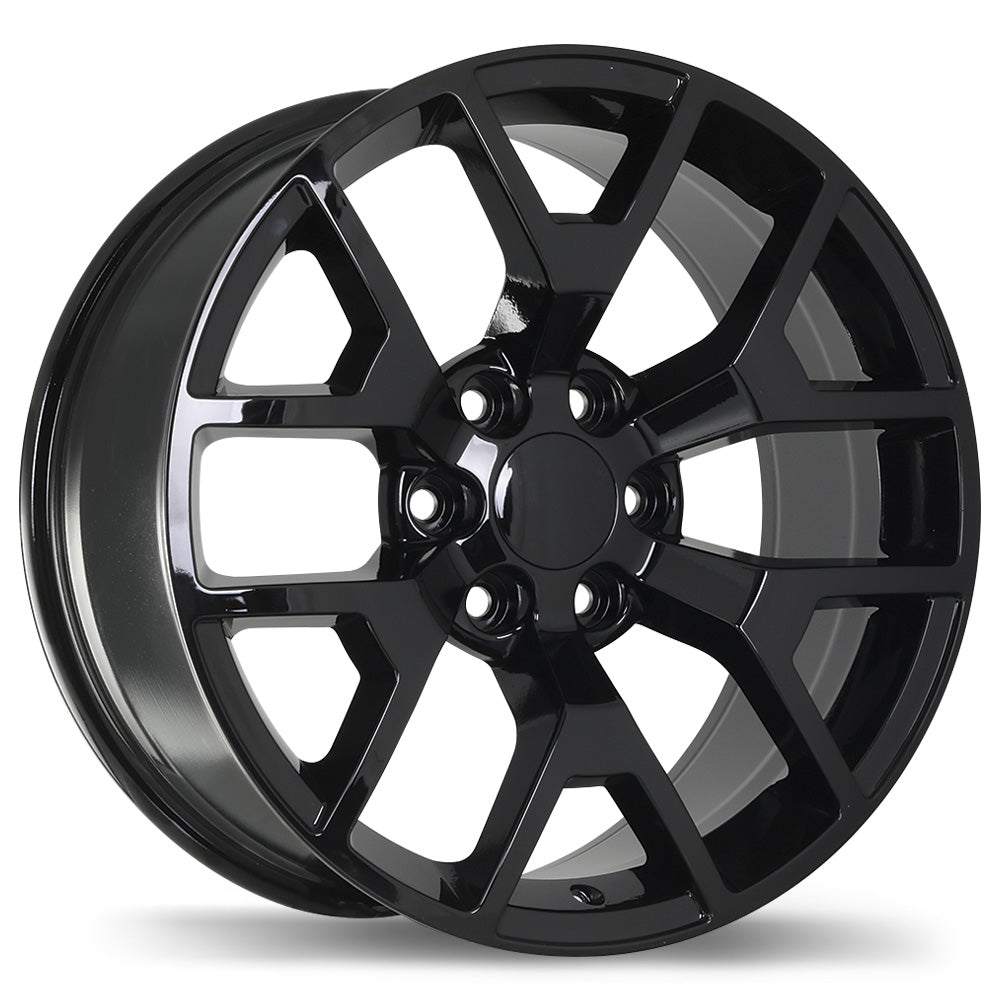 Replika R162B - 20X9.0 | 6X139.7 | 78.1 | +27 Gloss Black