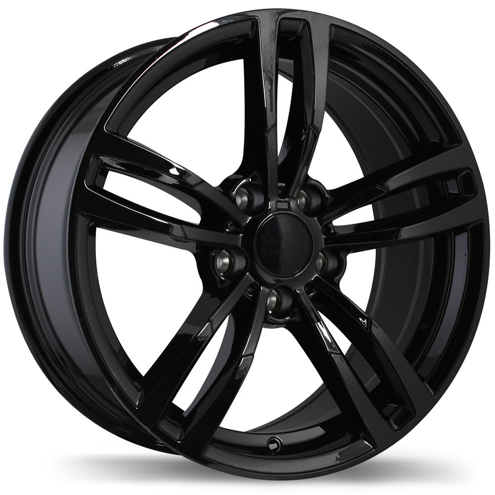 Replika R163A - 19X8.5 | 5X120 | 72.6 | +35 Gloss Black