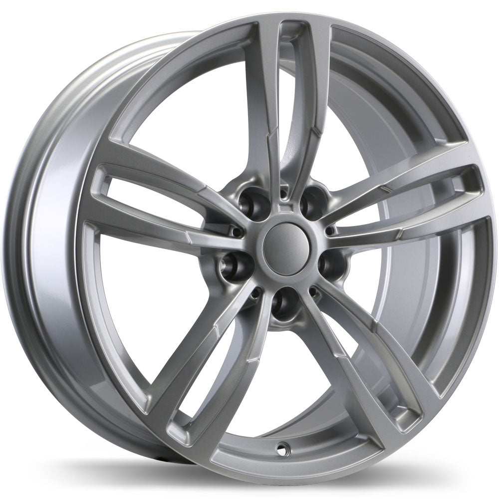 Replika R163A - 19X8.5 | 5X112 | 66.6 | +25 Gloss Silver