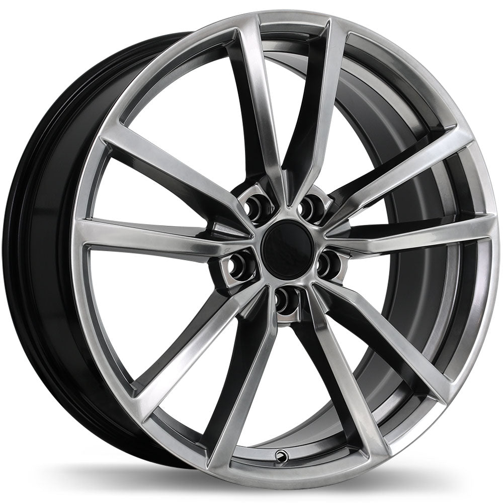 Replika R195 - 18X8.0 | 5X112 | 57.1 | +45 Dark Hyper Silver