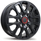 Replika R262 - 18X7.5 | 6X139.7 | 95.1 | +60 Satin Black