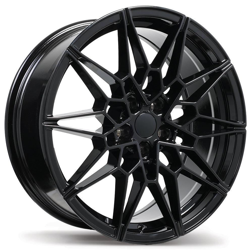 Replika R266 - 19X8.0 | 5X112 | 66.6 | +25 Gloss Black