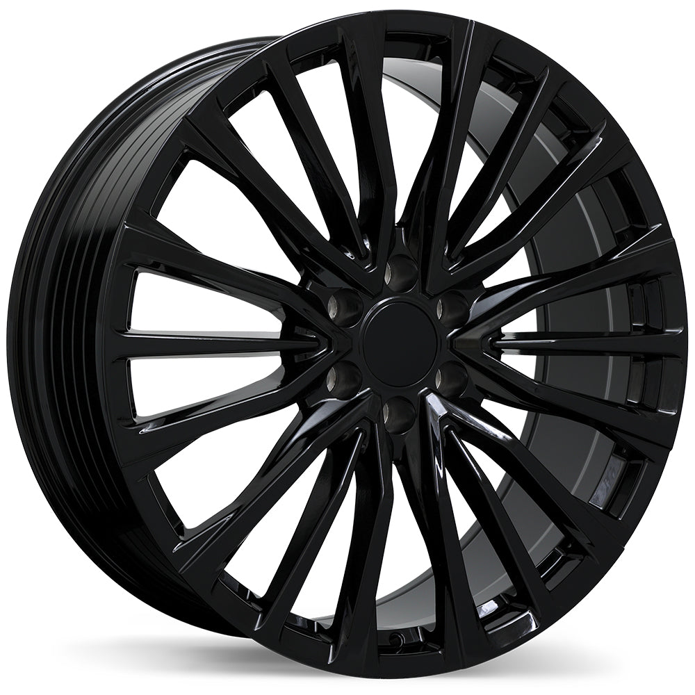 Replika R281 - 24X9.5 | 6X139.7 | 78.0 | +28 Gloss Black